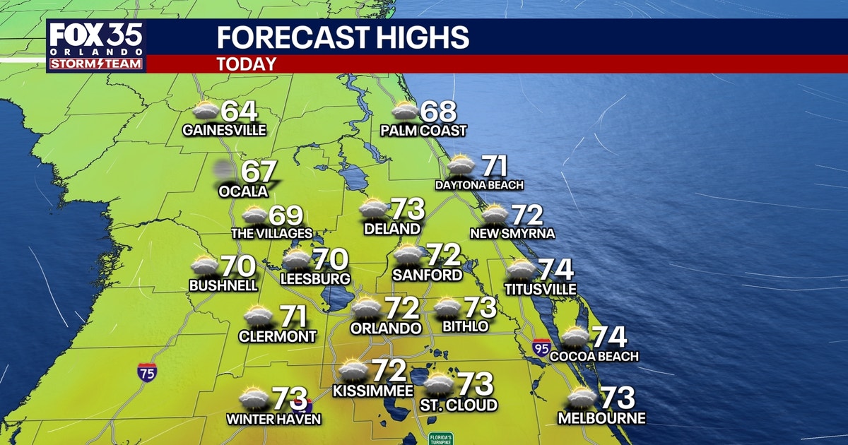 Orlando weather: Rain, cold temperatures arrive later this week