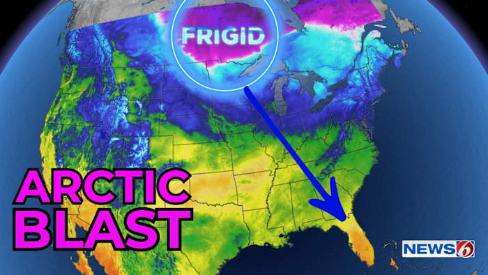 Arctic blast to bring coldest temperatures in years to Central Florida
