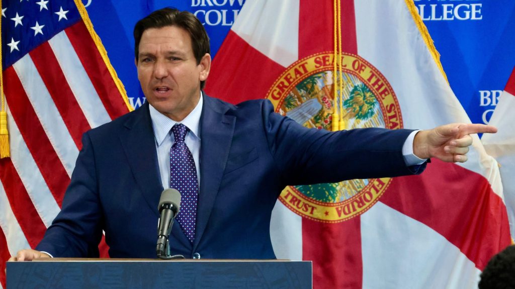Florida voters’ approval of DeSantis is down, poll finds