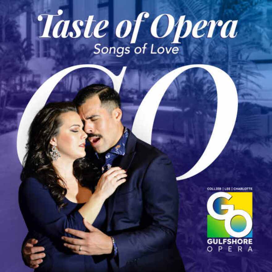 Gulfshore Opera Logo for 'Taste of Opera Songs of Love'