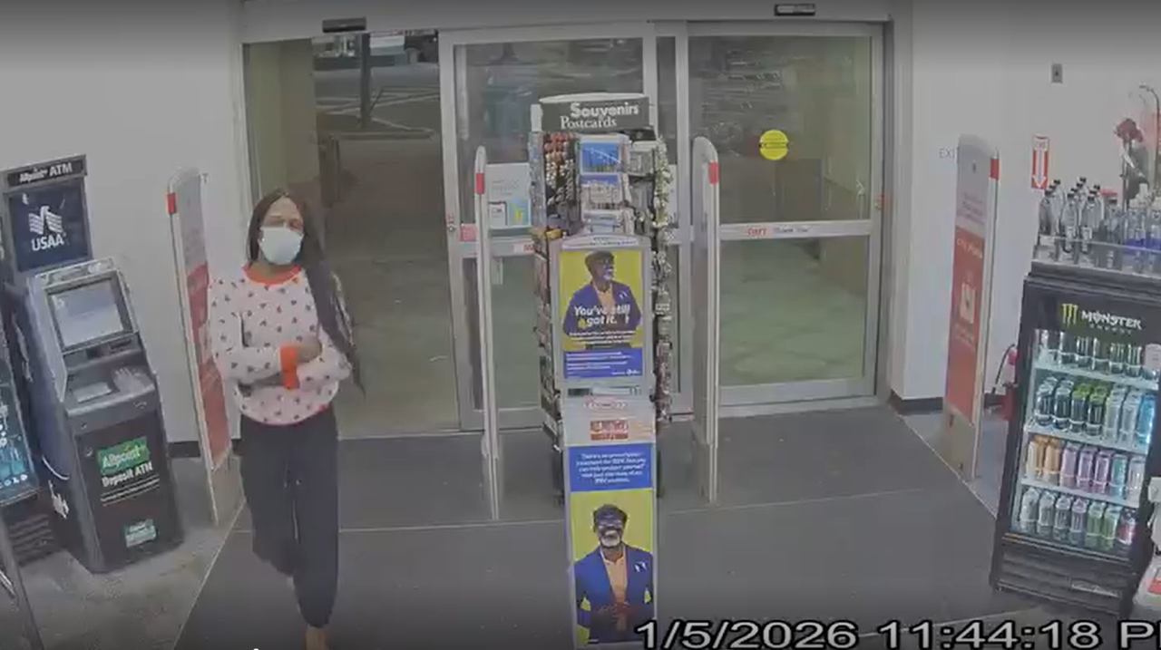 Pepper spray robbery suspect