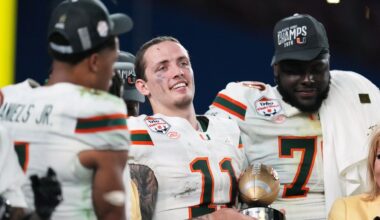 Carson Beck's college career set to end when Miami faces Indiana in College Football Playoff finale