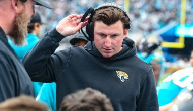 Jacksonville offensive coordinator Grant Udinski interviews for Cleveland Browns' head coaching job