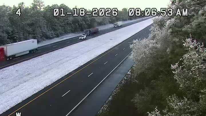 Snowfall returns to North Florida for the second consecutive year