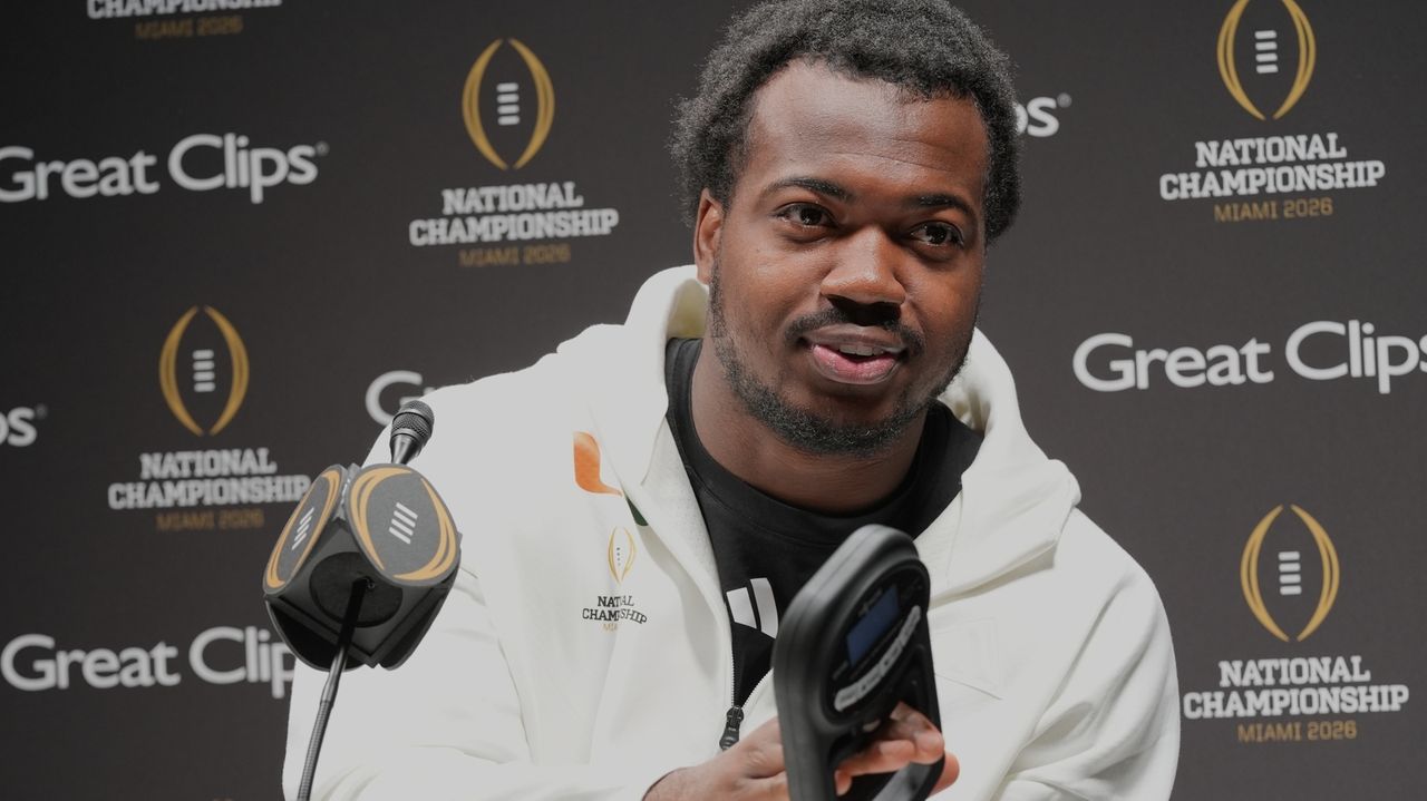 Rueben Bain Jr. prepares for emotional final game as Miami faces Indiana for national title