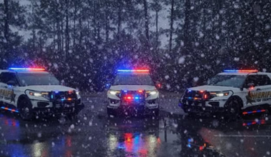 First responders across Florida’s panhandle share photos of snowy weather