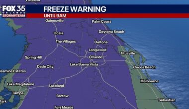 Orlando weather: Cold temperatures return to Central Florida