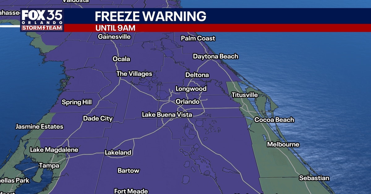 Orlando weather: Cold temperatures return to Central Florida