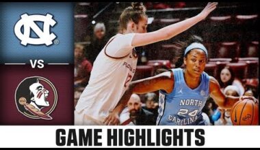 North Carolina vs. Florida State Highlights