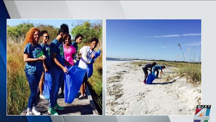 Volunteers honor MLK’s legacy of service with beach cleanup at Little Talbot Island