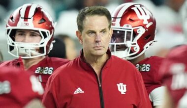 Indiana's Curt Cignetti complains about lack of calls