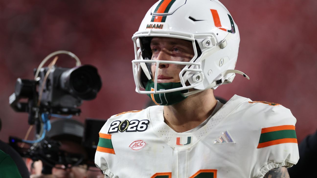 Carson Beck shoulders blame after interception seals Miami's loss