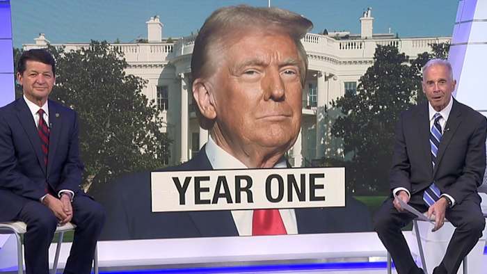 Political analyst looks back on President Trump’s first year back in office