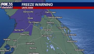 Orlando weather: Cold weather advisory in parts of Central Florida, warm temps on the way