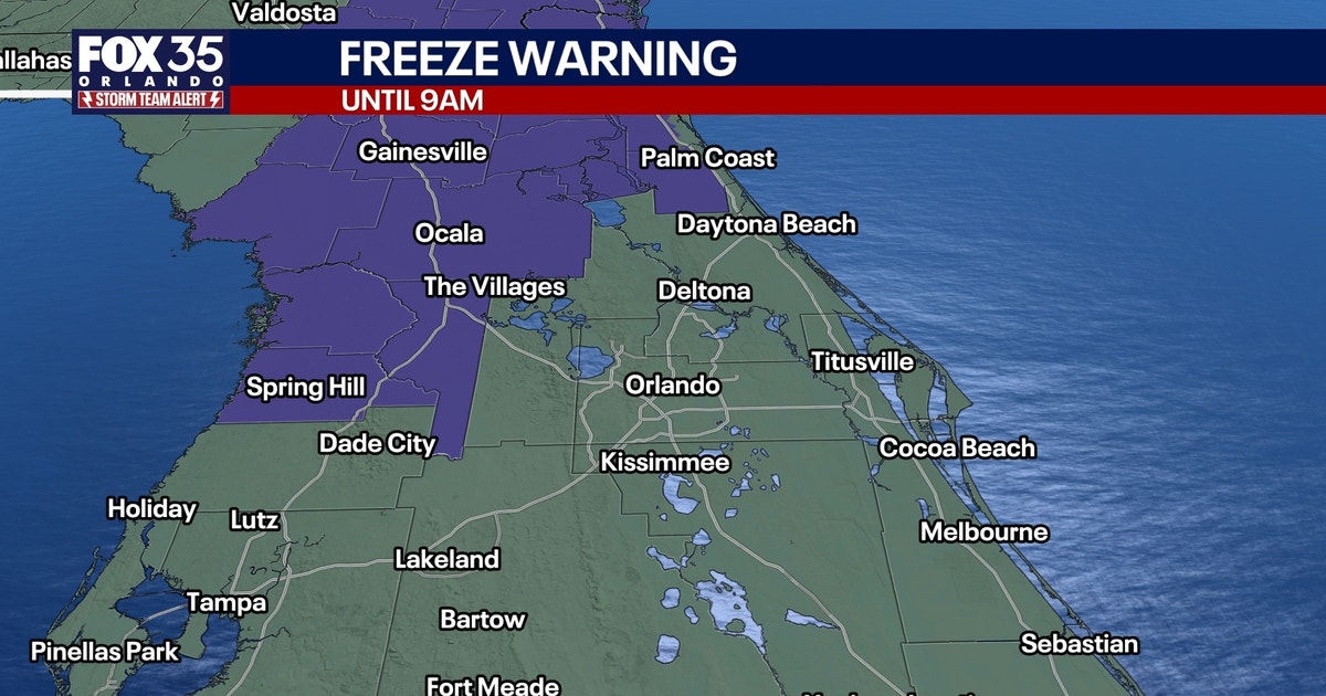 Orlando weather: Cold weather advisory in parts of Central Florida, warm temps on the way