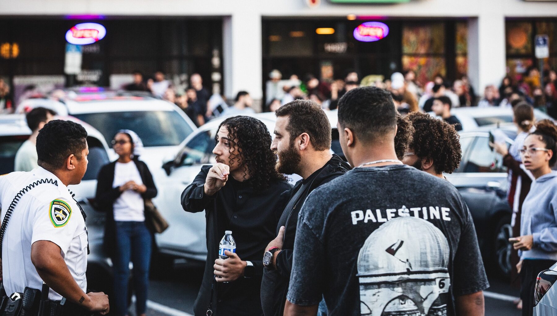 Vigil for Tampa man killed in West Bank interrupted by Christian content creators [PHOTOS]