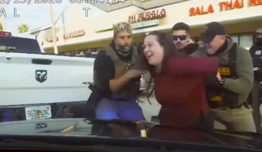 Gov. DeSantis: Jacksonville woman accused of 'punching' trooper enforcing ICE operations facing felony charge