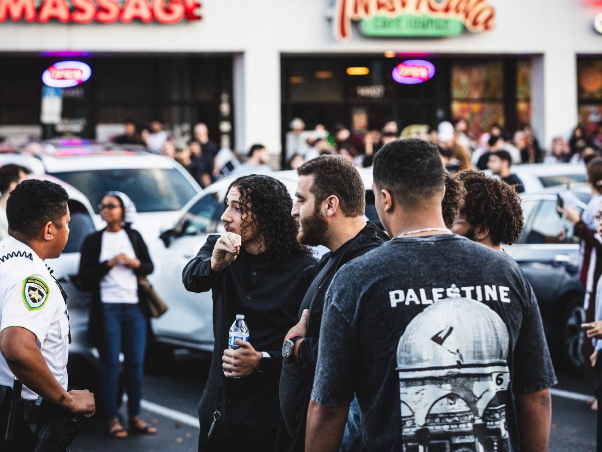 Vigil for Tampa man killed in West Bank interrupted by Christian content creators [PHOTOS]
