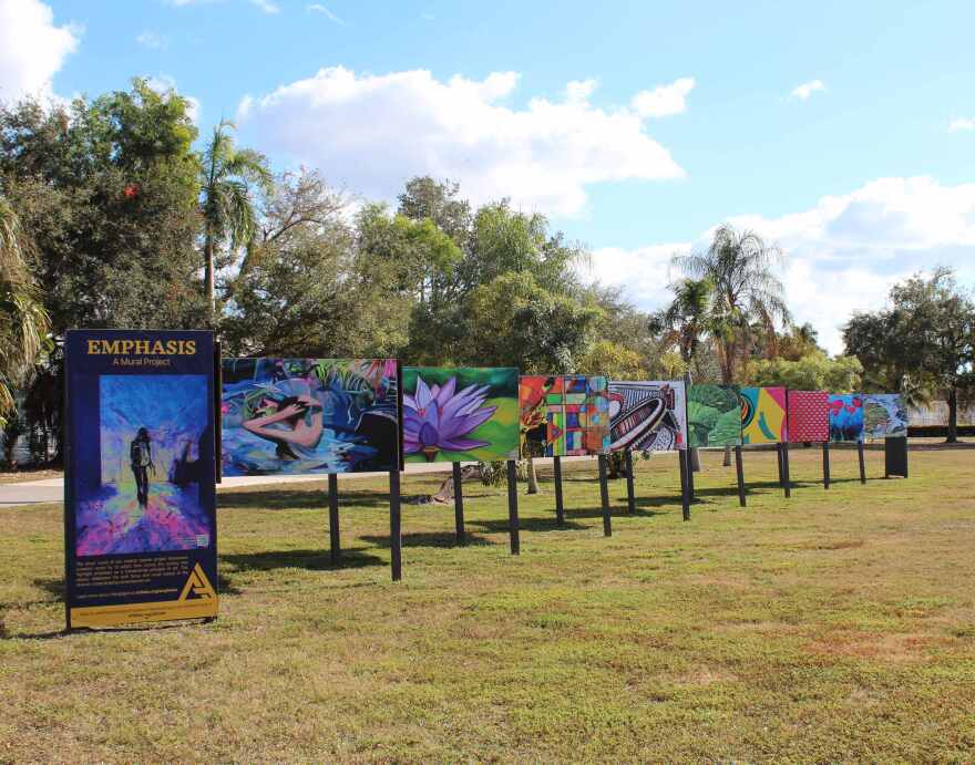 Alliance's zig zag mural project 'Emphasis'