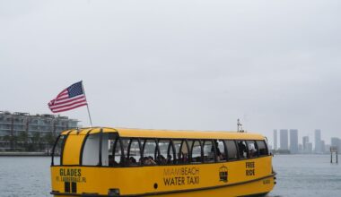 New water taxi service launches between Miami and Miami Beach