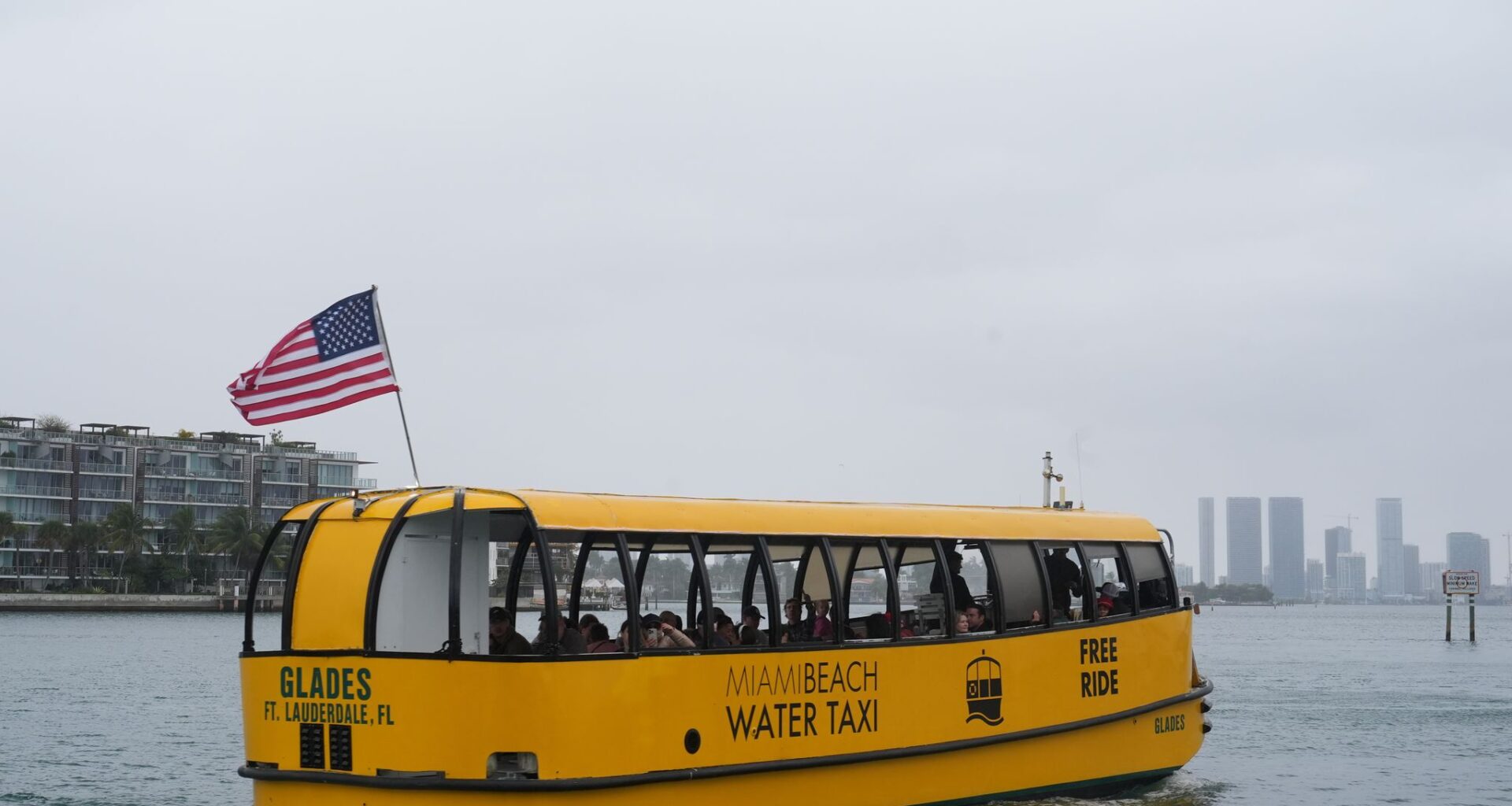 New water taxi service launches between Miami and Miami Beach