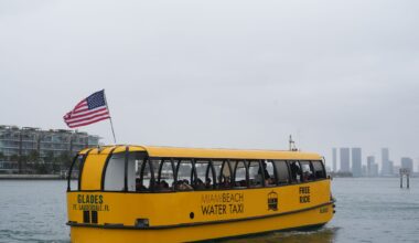 New water taxi service launches between Miami and Miami Beach