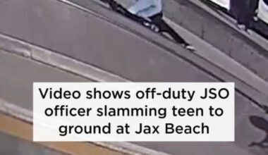 Video shows off-duty JSO officer slamming teen to ground at Jacksonville Beach skate park