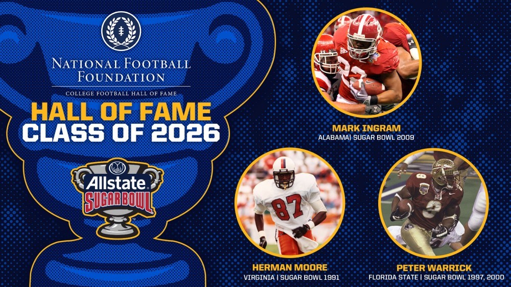 Three Sugar Bowl Alums Headed to College Football Hall of Fame – Crescent City Sports