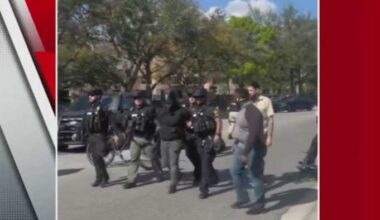 Protester detained during demonstration outside Orlando ICE office