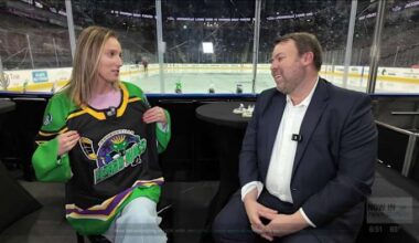 Icemen wearing throwback Lizard Kings jerseys for Friday, Saturday home games