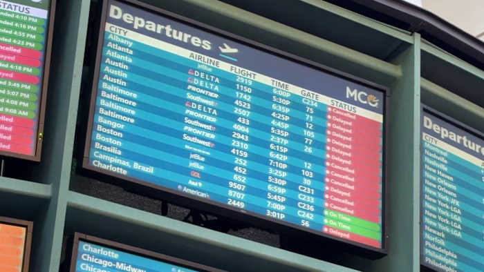 More than 400 flights canceled at Orlando International Airport amid massive winter storm across U.S.