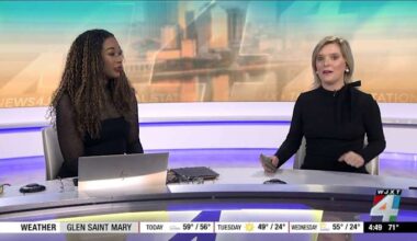 Dramatic temperature drop and warnings issued by meteorologist Katie Garner