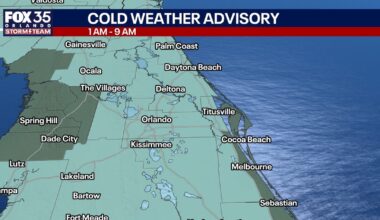 Orlando weather: Colder temperatures returning to Central Florida