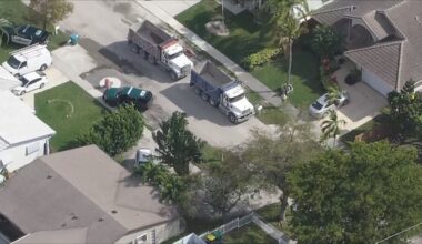 Worker run over by dump truck at Dania Beach jobsite, rushed to hospital