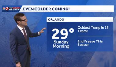 Flurries possible north of Orlando; Florida braces for freeze