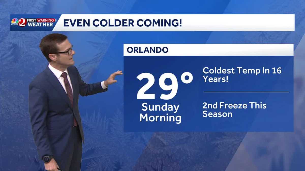 Flurries possible north of Orlando; Florida braces for freeze