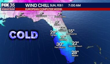 Snow in Orlando? Potentially record-setting cold air to dip into Florida this week