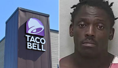 Florida gets 4-year sentence for shirtless robbery of Taco Bell using 'large rock'