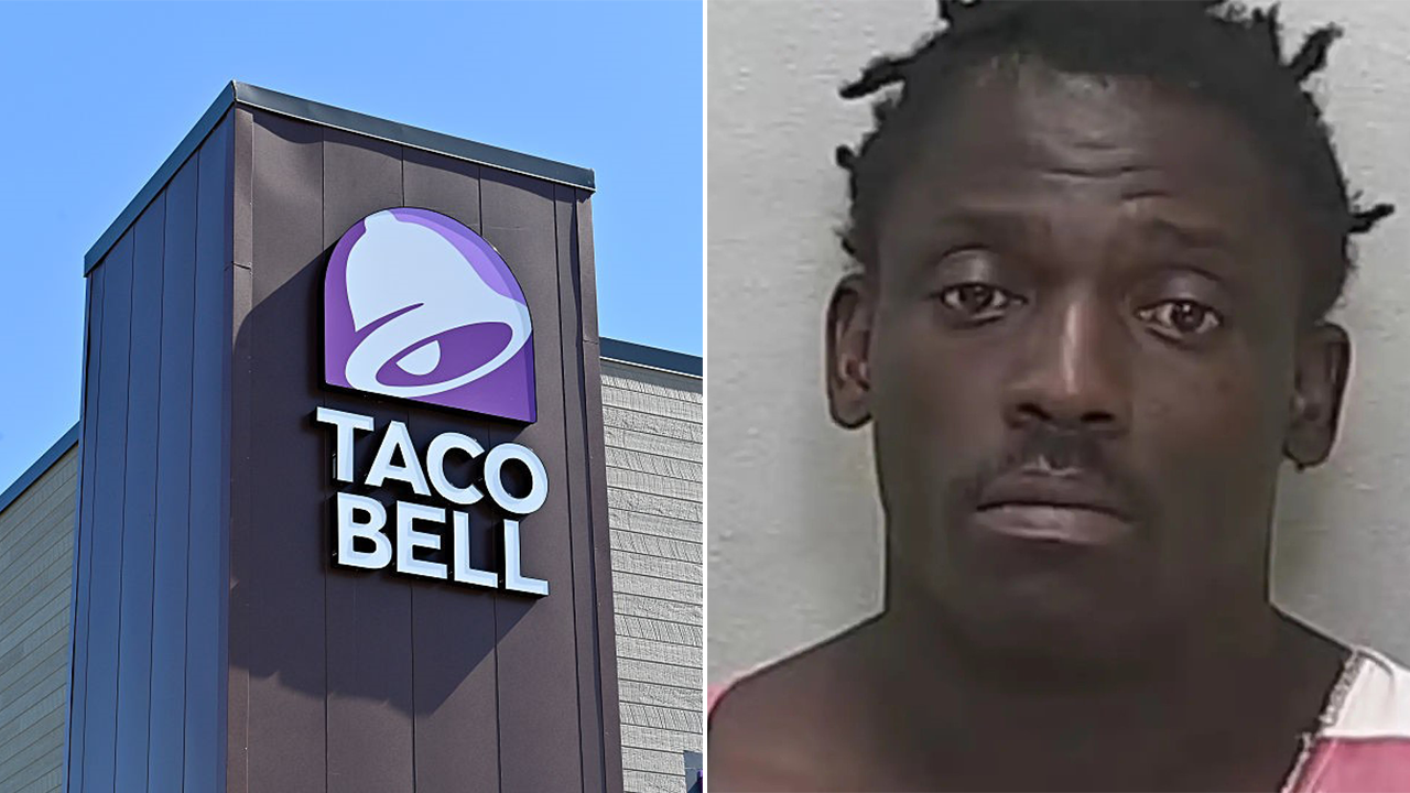 Florida gets 4-year sentence for shirtless robbery of Taco Bell using 'large rock'