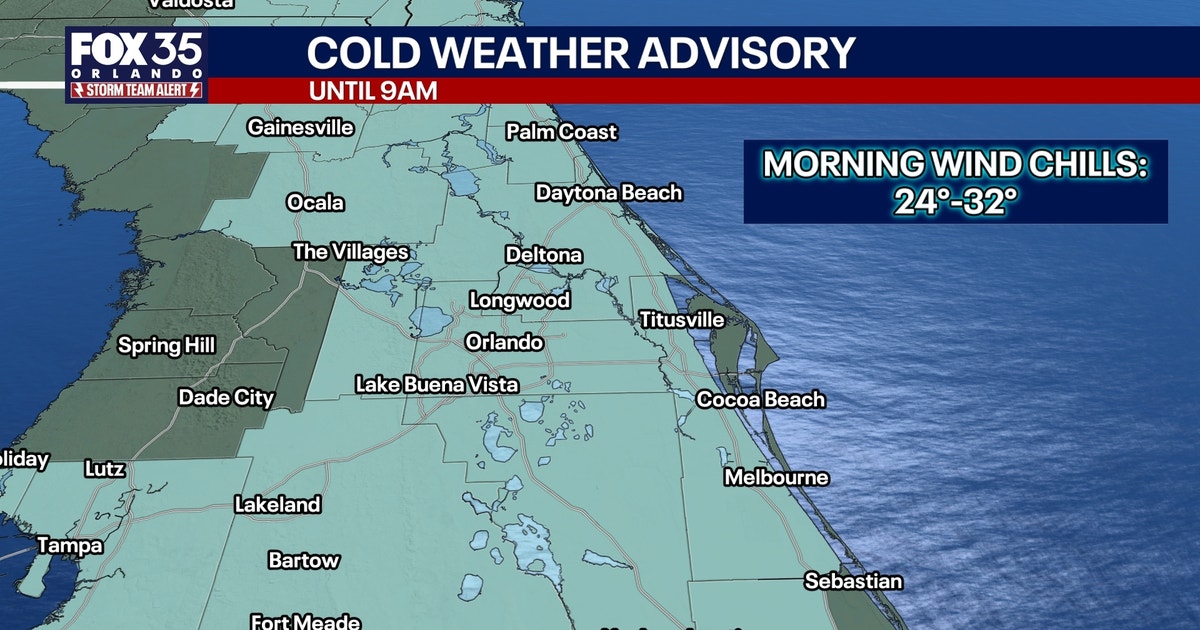 Orlando weather: Temperatures plunge as cold blast sweeps across Central Florida