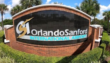 Private plane slides off Orlando Sanford International Airport runway
