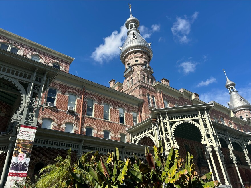 Outside picture showing Henry B. Plant Museum building. 