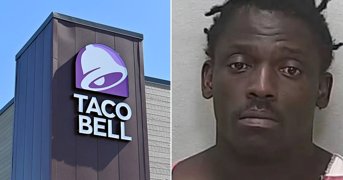 Shirtless Florida man who jumped through Taco Bell window, robbed it with 'large rock' sentenced to 4 years