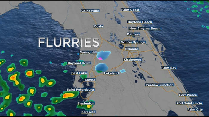 Snow in Central Florida? The odds are increasing