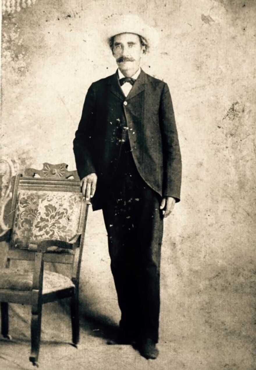 Historic photo of settler Manuel A. Gonzalez