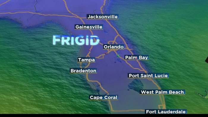 Which Central Florida neighborhoods will feel the freeze the most?