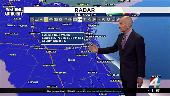 Extreme Cold Watch, A First for the Greater Jacksonville Area.