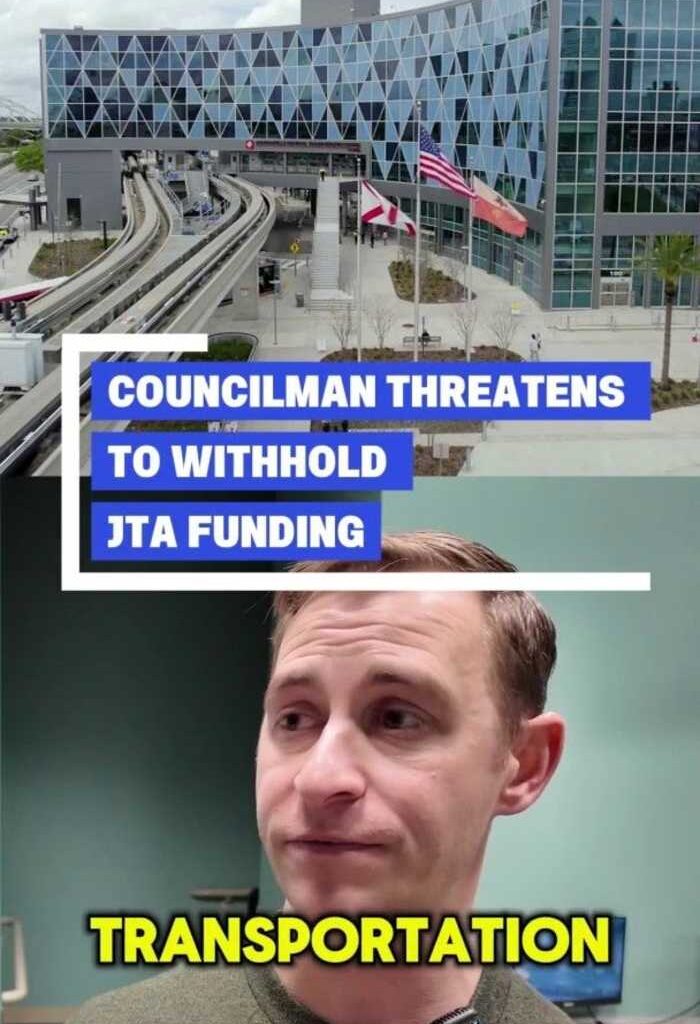 Jacksonville City Council member calls for withholding JTA funding over paratransit changes
