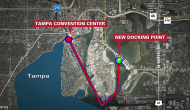 Gasparilla Invasion route shifted due to wind forecast