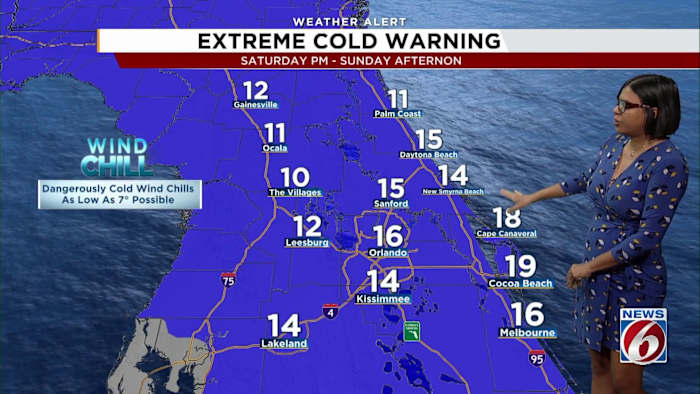 Central Florida braces for coldest air in years